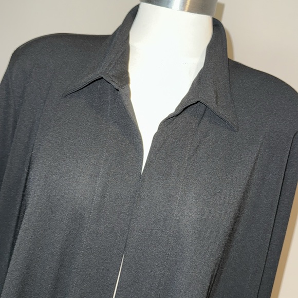 Vintage Spring Time Black Jacket. No size tag. Really great jacket! - Picture 4 of 11